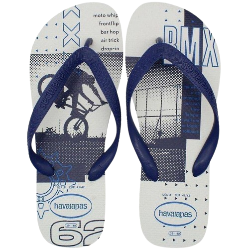 HAVAIANAS TOP ATHLETIC BRANCA/MARINHO 41/42*