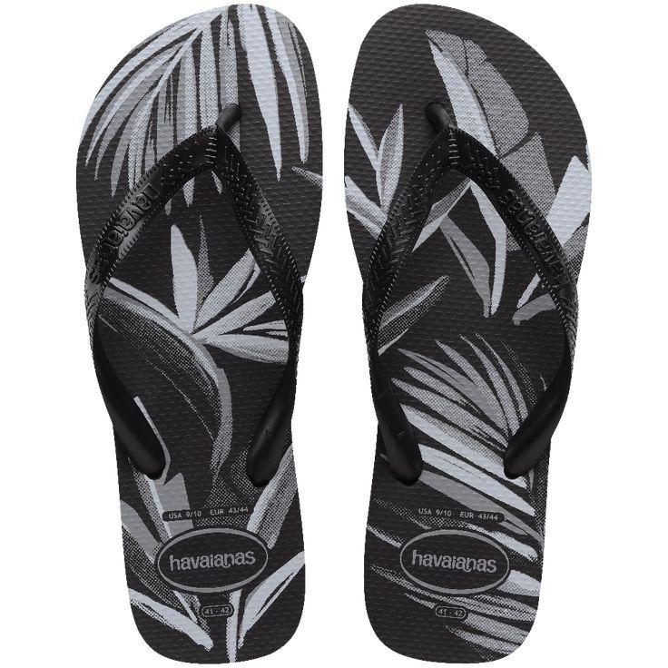 HAVAIANAS ALOHA PRATA/PRETA/CINZA 43/44*