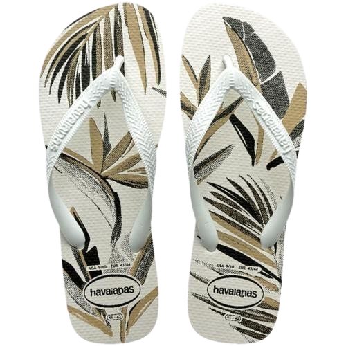HAVAIANAS ALOHA BRANCA/BRANCA/VERDE 43/44*