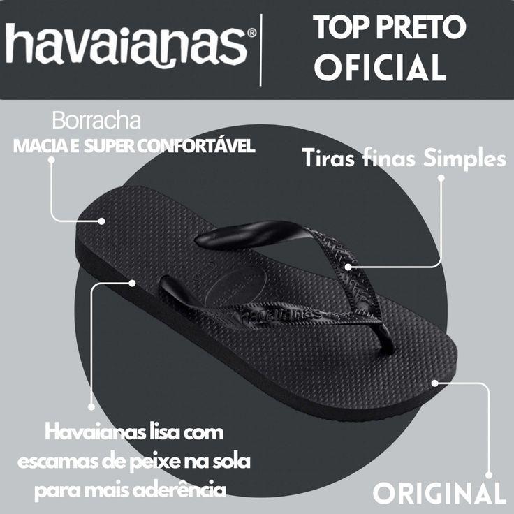 HAVAIANAS TOP FC PRETO 41/42*