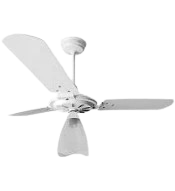 VENTILADOR TETO 3PAS 220V BRANCO/BRANCO 180W YRIS PLUS REF103 VENTEX*