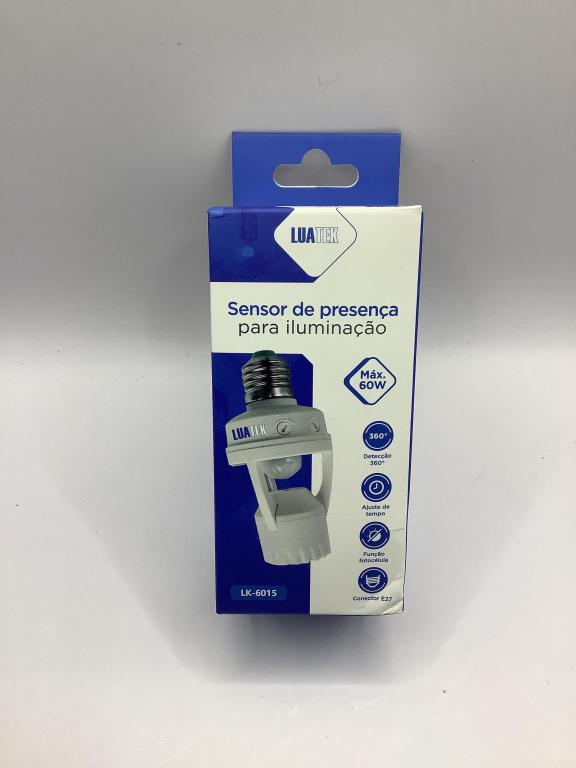 SENSOR DE PRESENCA C/SOQUETE (LUATEK)*