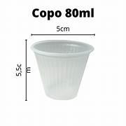COPO DESCARTAVEL 80ML (CAFE)*
