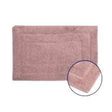 TAPETE HAPPY ROSA RETANGULAR 40CMX60CM KAPAZI*