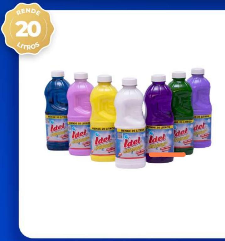 DESINFETANTE 1L FLORES DO CAMPO CITRONELA (CONCENTRADO RENDE 20L) IDEL*