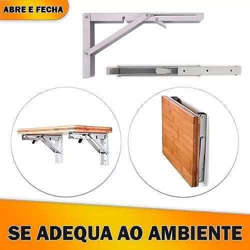 KIT PRATELEIRA DOBRAVEL 34X13CM (MEDIA)*