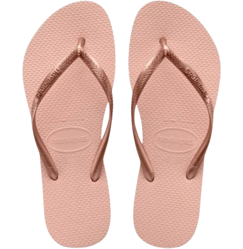 HAVAIANAS SLIM GLITTER II ROSA/ROSA 35/36*