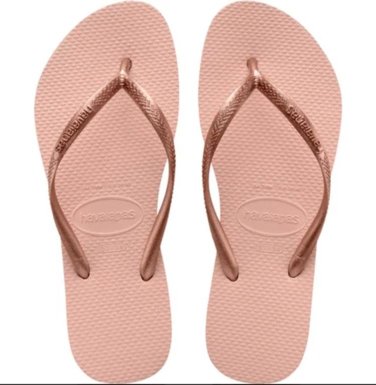 HAVAIANAS SLIM GLITTER II ROSA/ROSA 37/38*