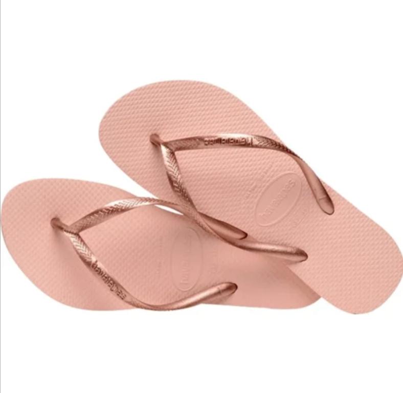 HAVAIANAS SLIM GLITTER II ROSA/ROSA 37/38*