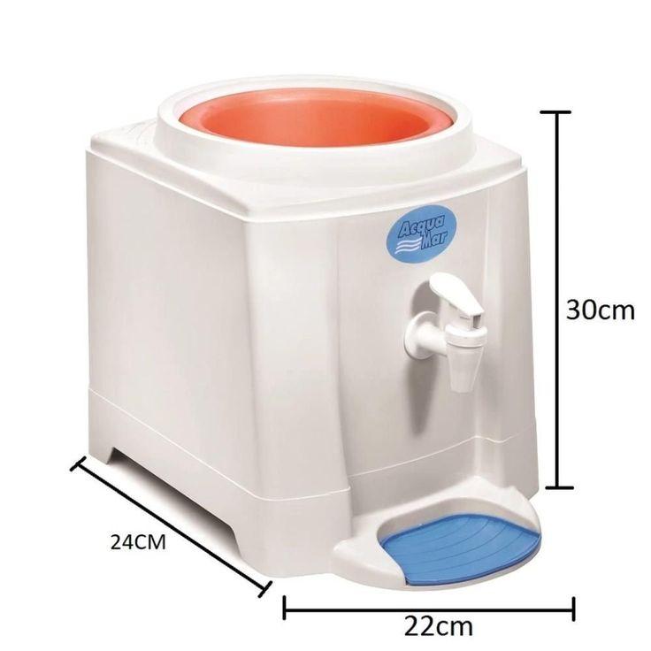 SUPORTE GALAO DE AGUA MASTER BRANCO DE BARRO REF.104  ACQUAFRESH *