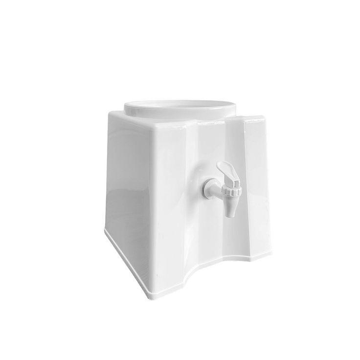 SUPORTE GALAO DE AGUA SIMPLE QUADRADO BRANCO REF.001BR  ACQUAFRESH *