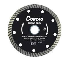 DISCO CORTE DIAMANTADO TURBO 22MM CORTAG (ESMERILHADEIRA)*