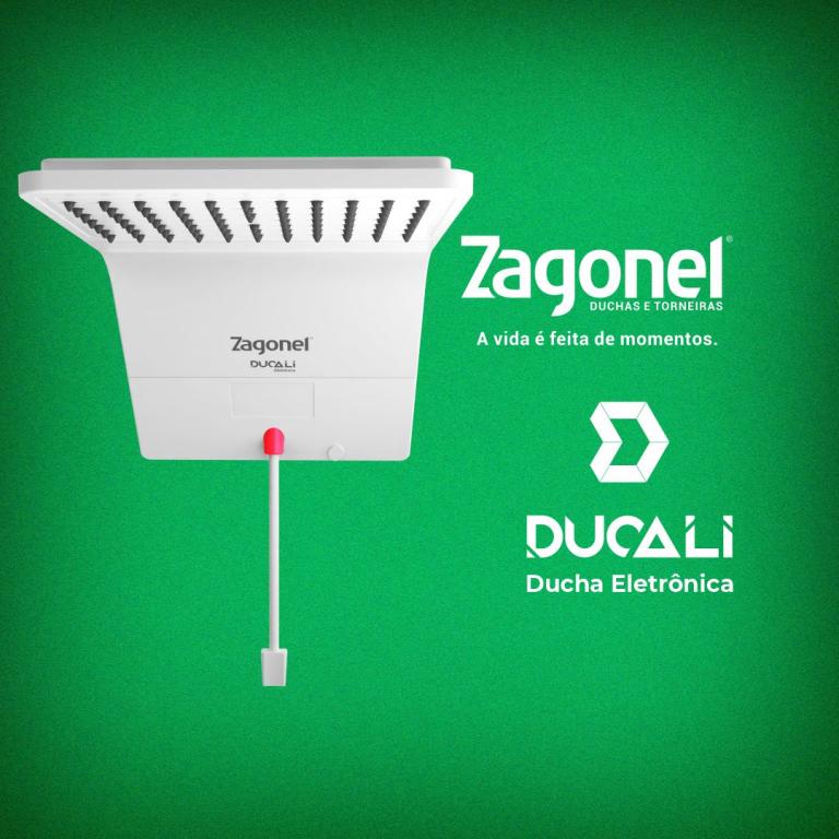 DUCHA ZAGONEL DUCALI BRANCA ELETRONICA 7500WX220V*