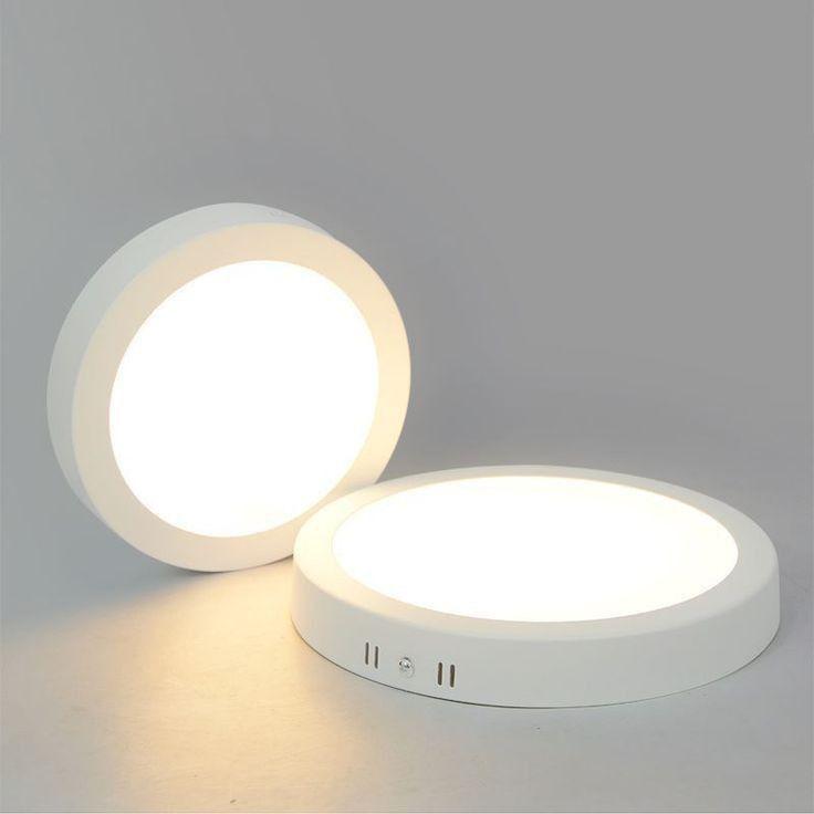 LUMINARIA 24W 3000K MORNA REDONDA SOBREPOR LUMANTI*