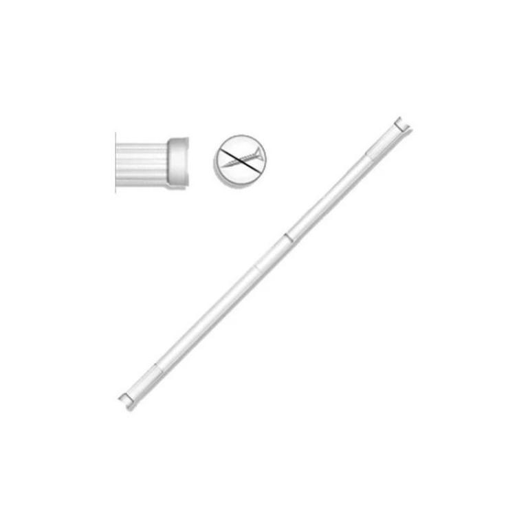 VARAO PARA CORTINA BOX 1,50 A 1,65 BRANCO*