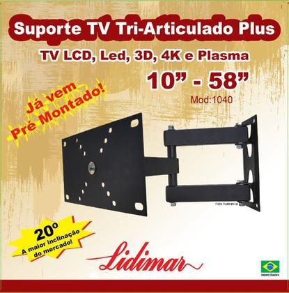 SUPORTE TV TRI ARTICULADO 10"-55" LIDIMAR*