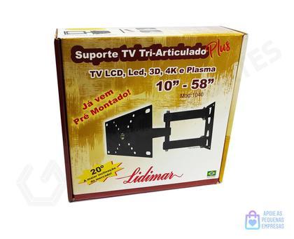 SUPORTE TV TRI ARTICULADO 10"-55" LIDIMAR*