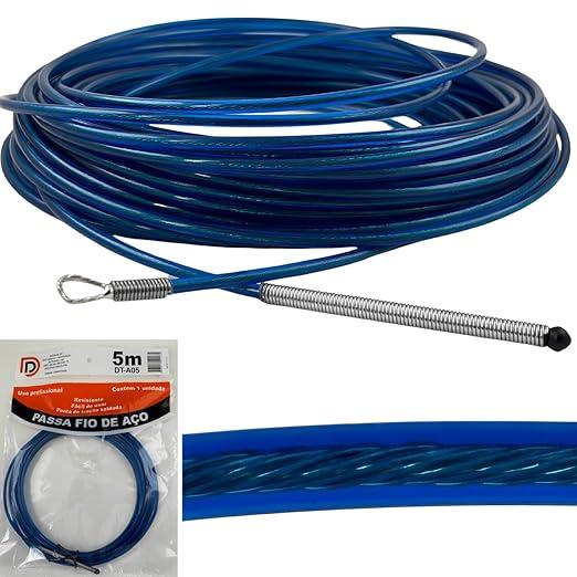PASSA FIO   5M AZUL C/ALMA DE ACO  (ARTVARAL) *