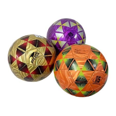 BOLA DE FUT METALIZADA M5 COUROS SINTETICO*