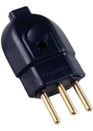 PINO MACHO TRAMONTINA 2P+T 20A PRETO/BRANCO*