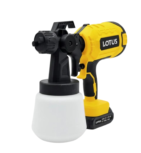 PISTOLA PINTURA 1L 20V 2BAT LOTUS PLUS*