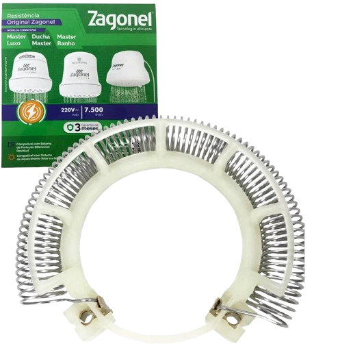 RESISTENCIA DUCHA ZAGONEL MASTER BANHO  750WX220V*