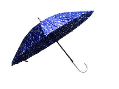 GUARDA CHUVA CABO CURVO BOLINHA ALTO REF;G5088-16*