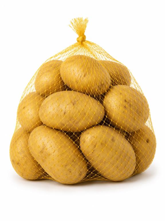 REDE 1x 50un AMARELA CAPACIDADE 3Kg PARA EMBALAR FRUTAS