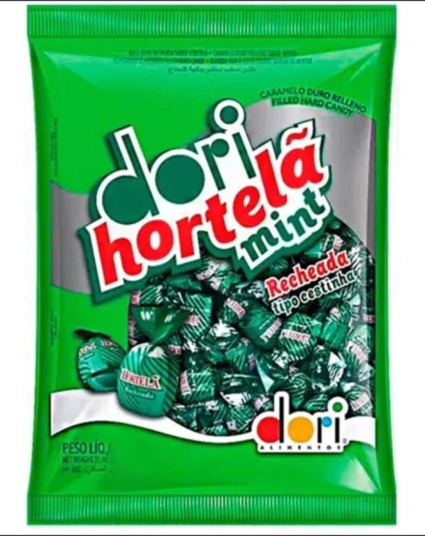 BALA 2x 500g RECHEADA DE HORTELÃ DORI