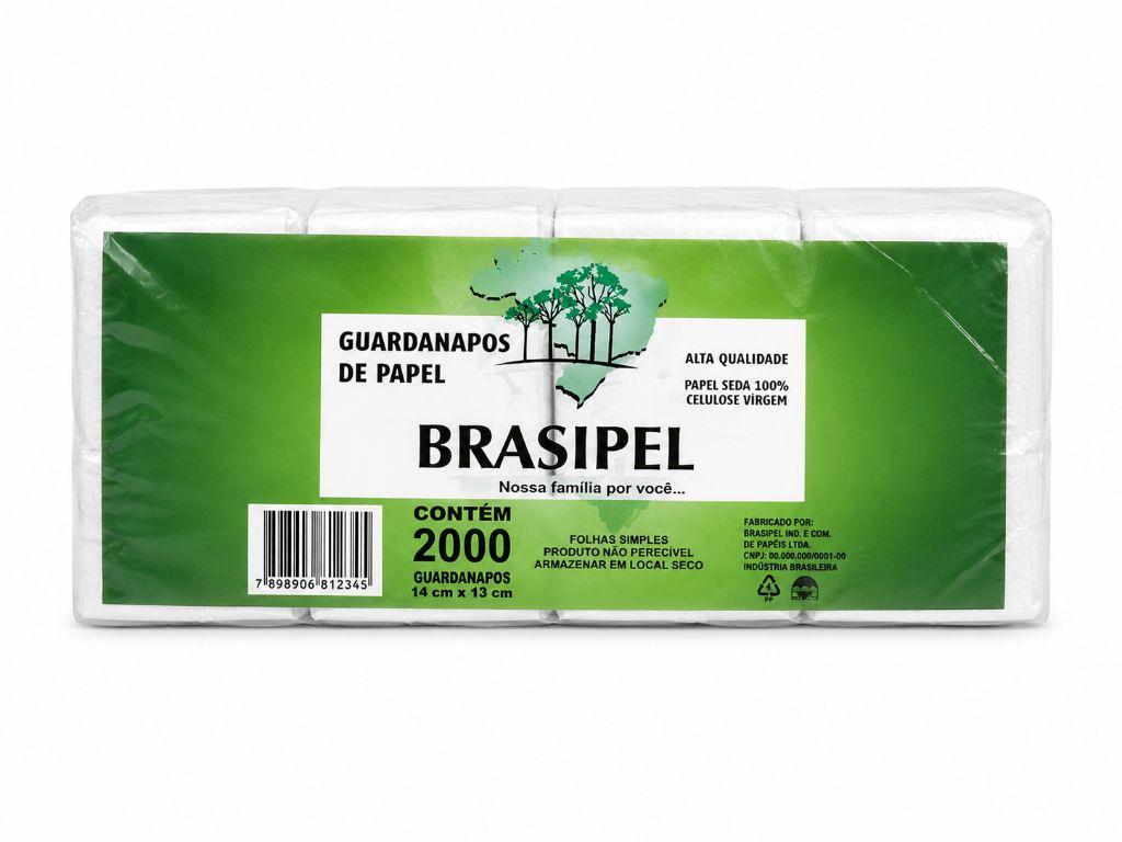 GUARDANAPO 2000un 14X14 DE PAPEL BRASIPEL