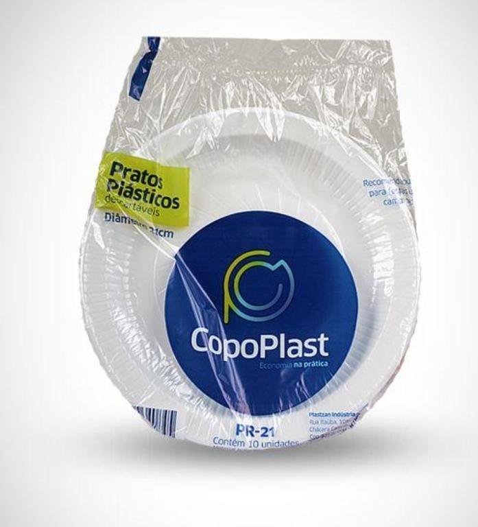 PRATO 1x 10un Nº21 FUNDO BRANCO COPOPLAST