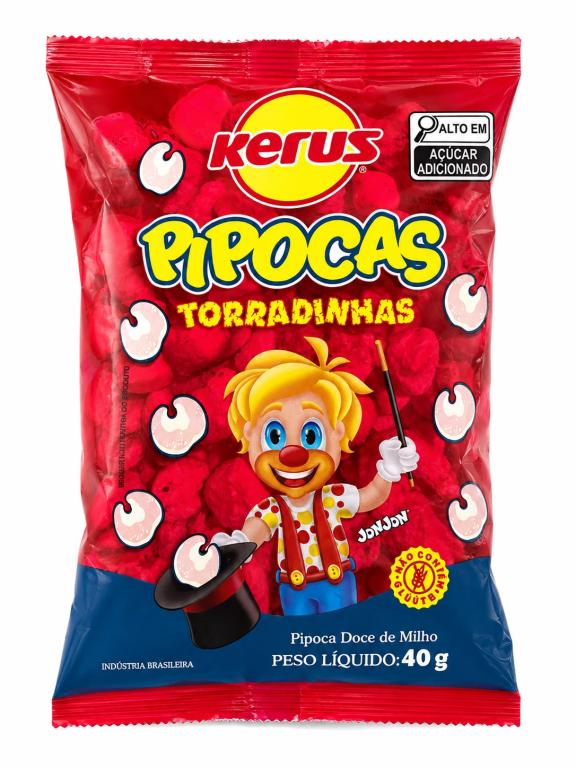 PIPOCA 1x 40g DOCE TORRADINHA KERUS