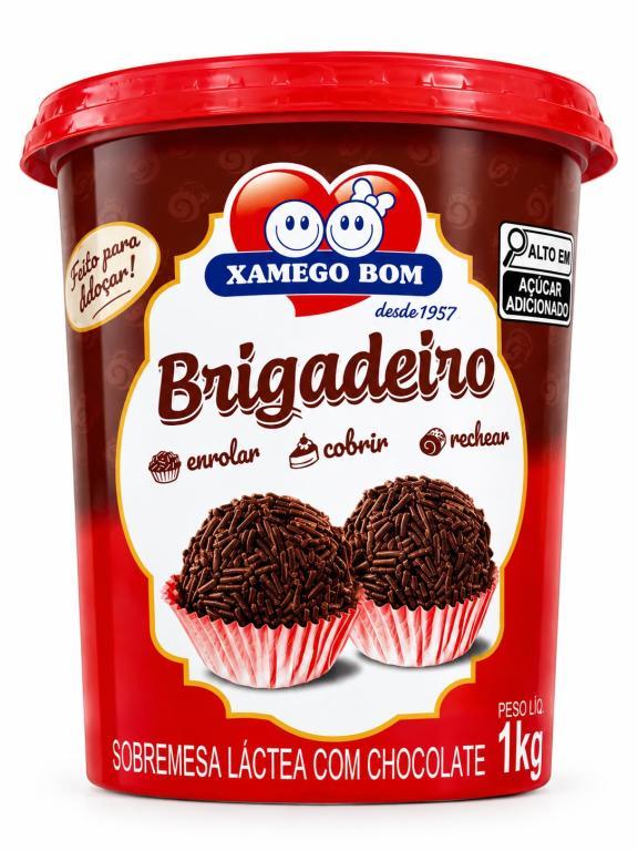 DOCE 1x 1Kg BRIGADEIRO CHOCOLATE XAMEGO BOM