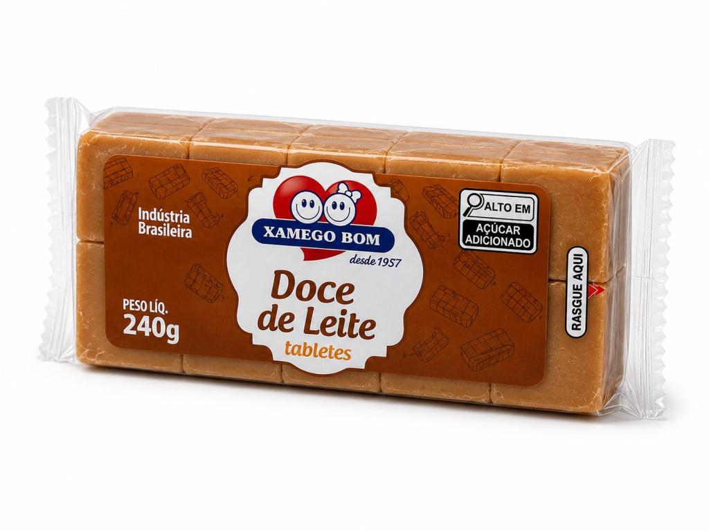 DOCE 1x 240g DE LEITE EM BARRA XAMEGO BOM