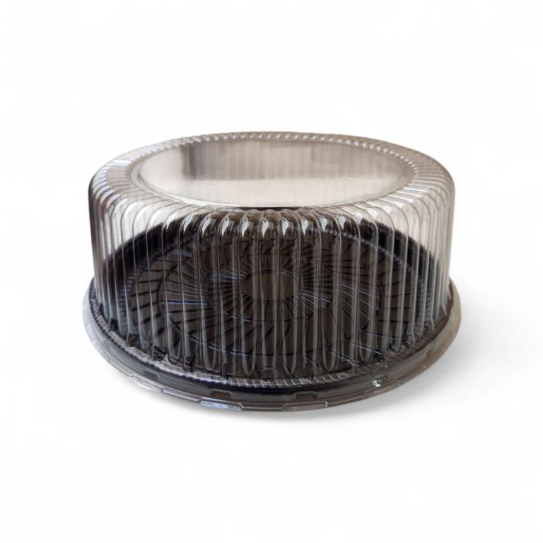 EMBALAGEM 1un TORTA JUMBO 4Kg TAMPA ALTA BASE PRETA HIPERPACK