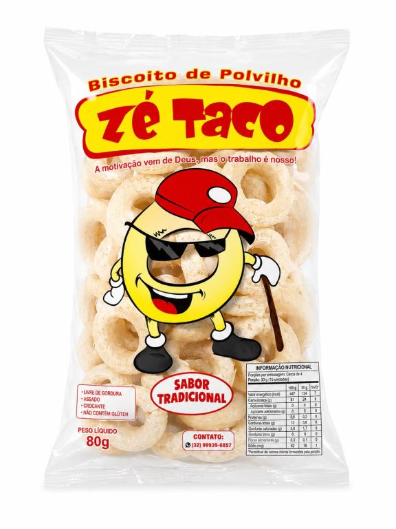 BISCOITO 1un 40g DE POLVILHO TRADICIONAL ZÉ TACO