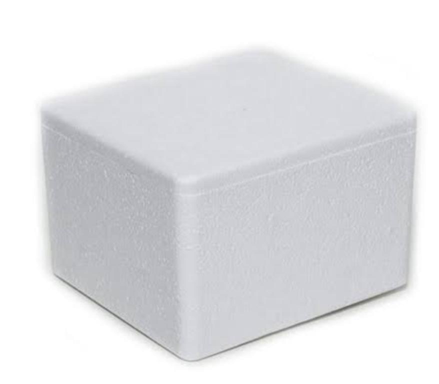 CAIXA 1un 1LITRO DE ISOPOR