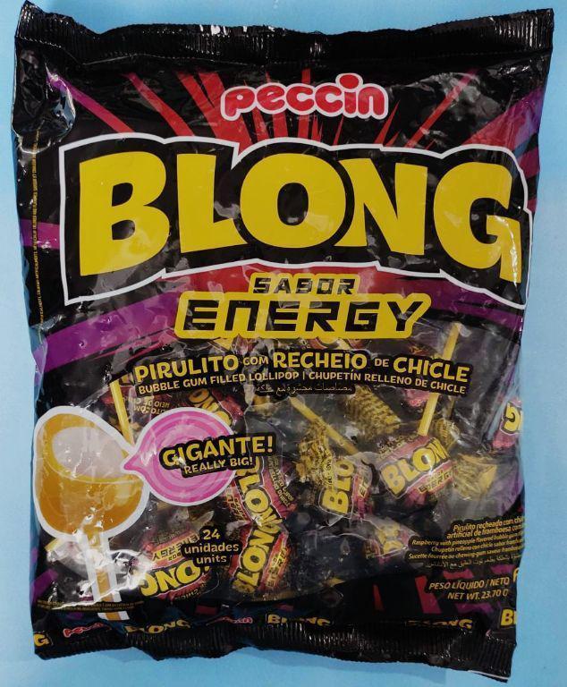 PIRULITOS 2x 24un 1,34Kg BLONG COM RECHEIO SORTIDO CHICLETE GIGANTE