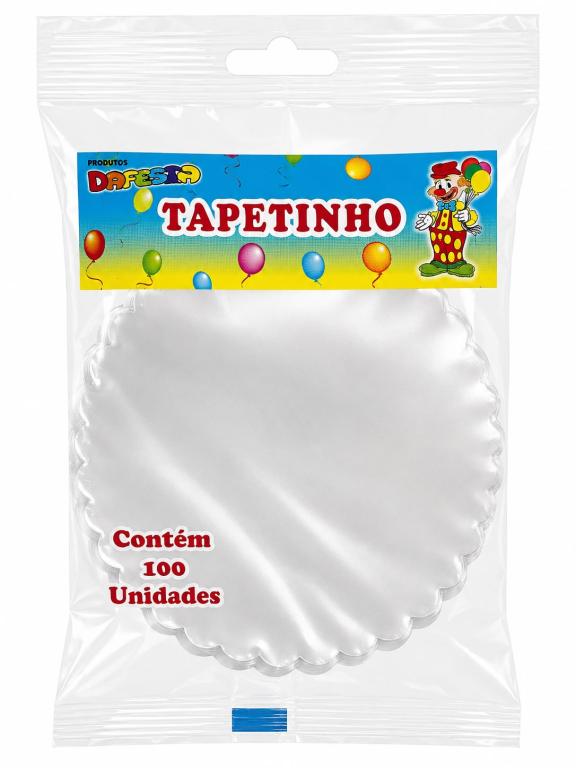 TAPETINHO 2x 100un MARGARIDA INCOLOR DAFESTA