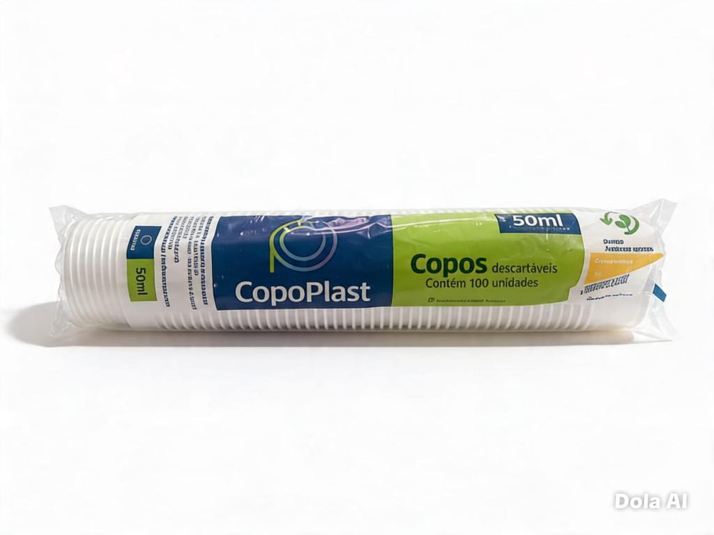 COPO 50x 100un 50ml PARA CAFÉ COPOPLAST