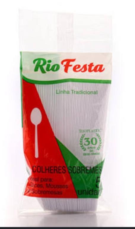 COLHER 1x 50un DE SOBREMESA RIO FESTA