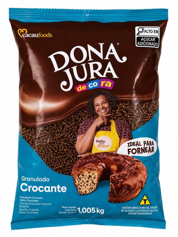 CHOCOLATE 2x 1,05Kg GRANULADO CROCANTE DONA JURA