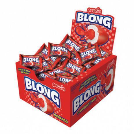 CHICLETE 2x 40un 200g BLONG MORANGO