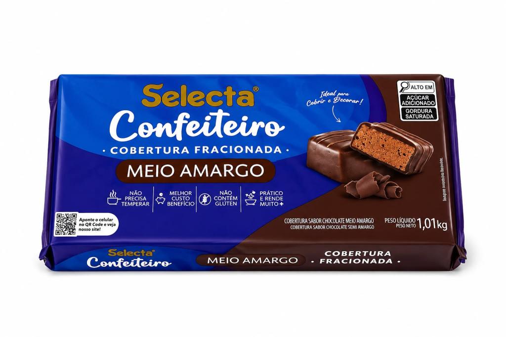 CHOCOLATE 1x 1,01Kg MEIO AMARGO SELECTA SUPREME