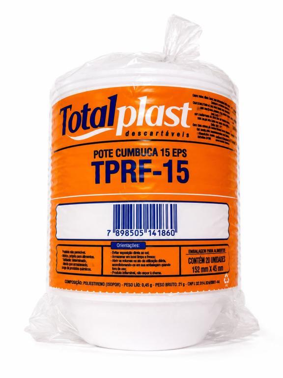 TIGELINHA 5x 20un Nº15 FUNDO DE EPS TOTALPLAST
