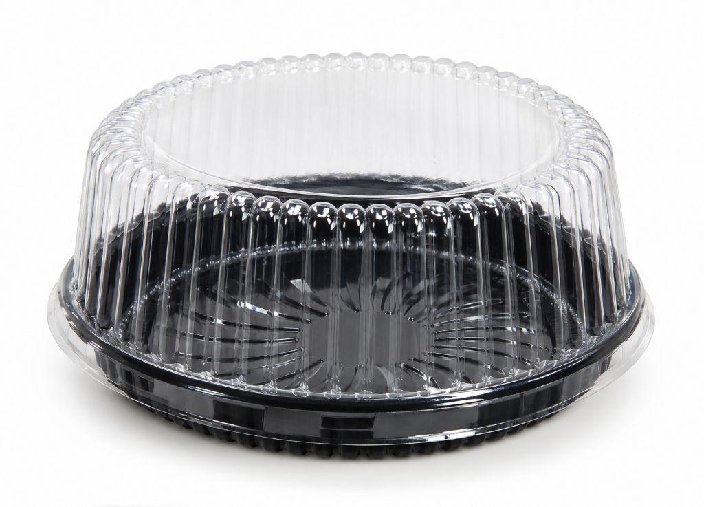 EMBALAGEM 1un PARA TORTA BASE PRETA CRISTAL BIPACK