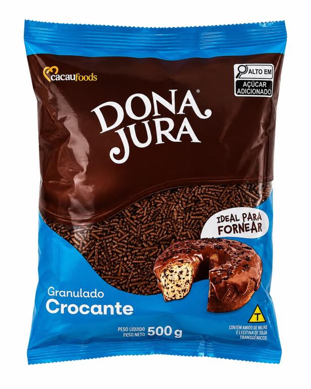 CHOCOLATE 1x 500g GRANULADO CROCRANTE DONA JURA