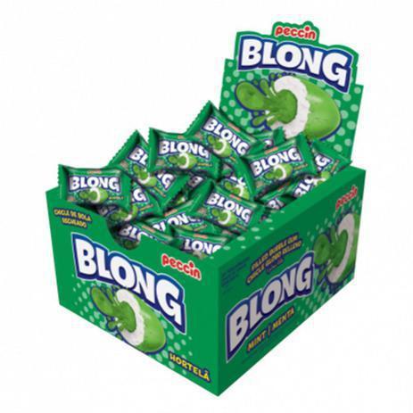 CHICLETE 2x 40un 200g HORTELÃ BLONG