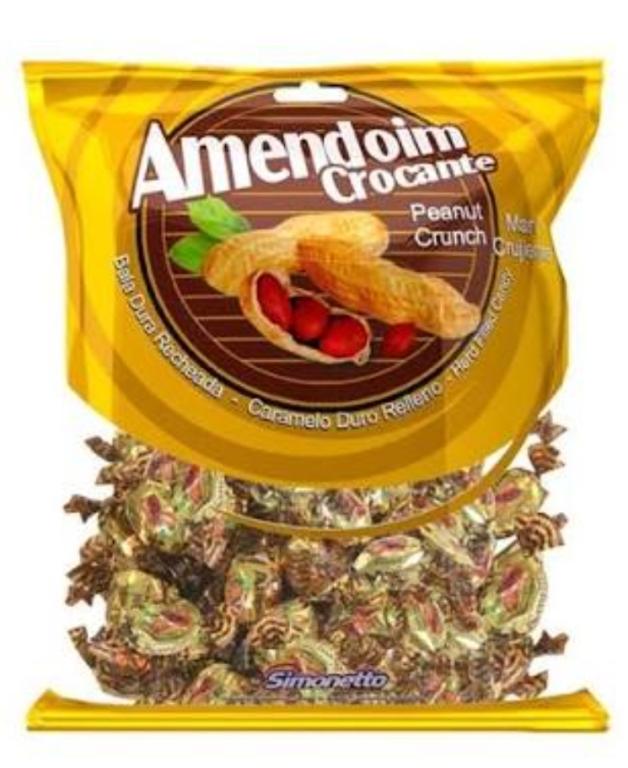 BALA 500g AMENDOIM CROCANTE SIMO