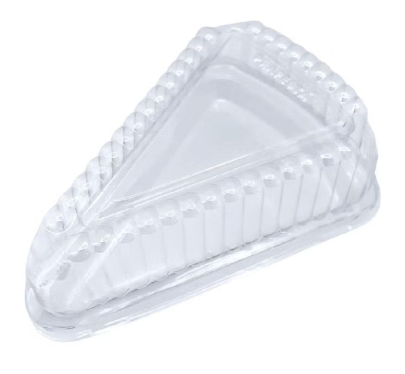 EMBALAGEM 2x 20un PET PARA FATIA DE BOLO ECOPLAST
